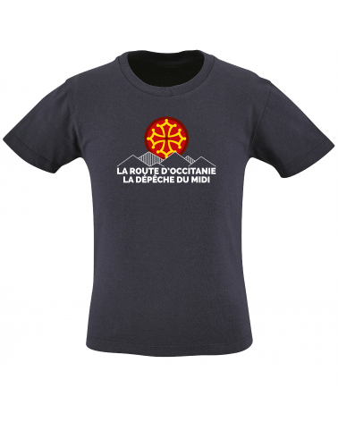T-shirt La Route d'Occitanie La Dépêche du Midi " Grimpeur " Enfant