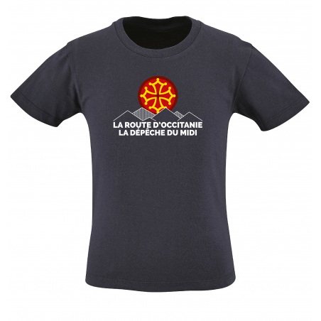 T-shirt La Route d'Occitanie La Dépêche du Midi " Grimpeur " Enfant