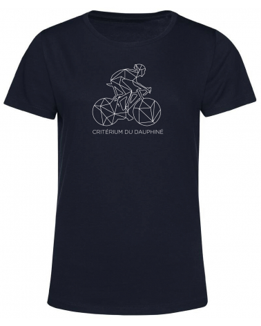 T-shirt Critérium du Dauphiné Décalqué Femme blue marine