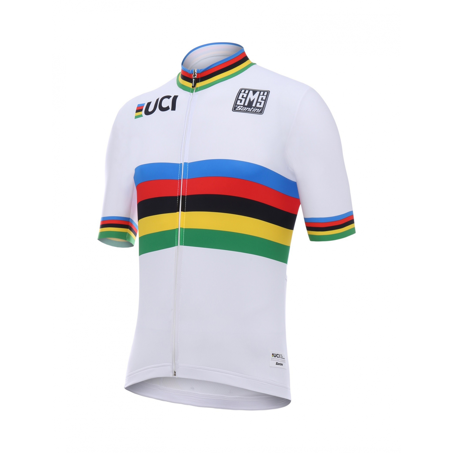 Umeki brysomme Huddle Santini WORLD CHAMPION " Rainbow " Cycling Jersy 2020 -2021