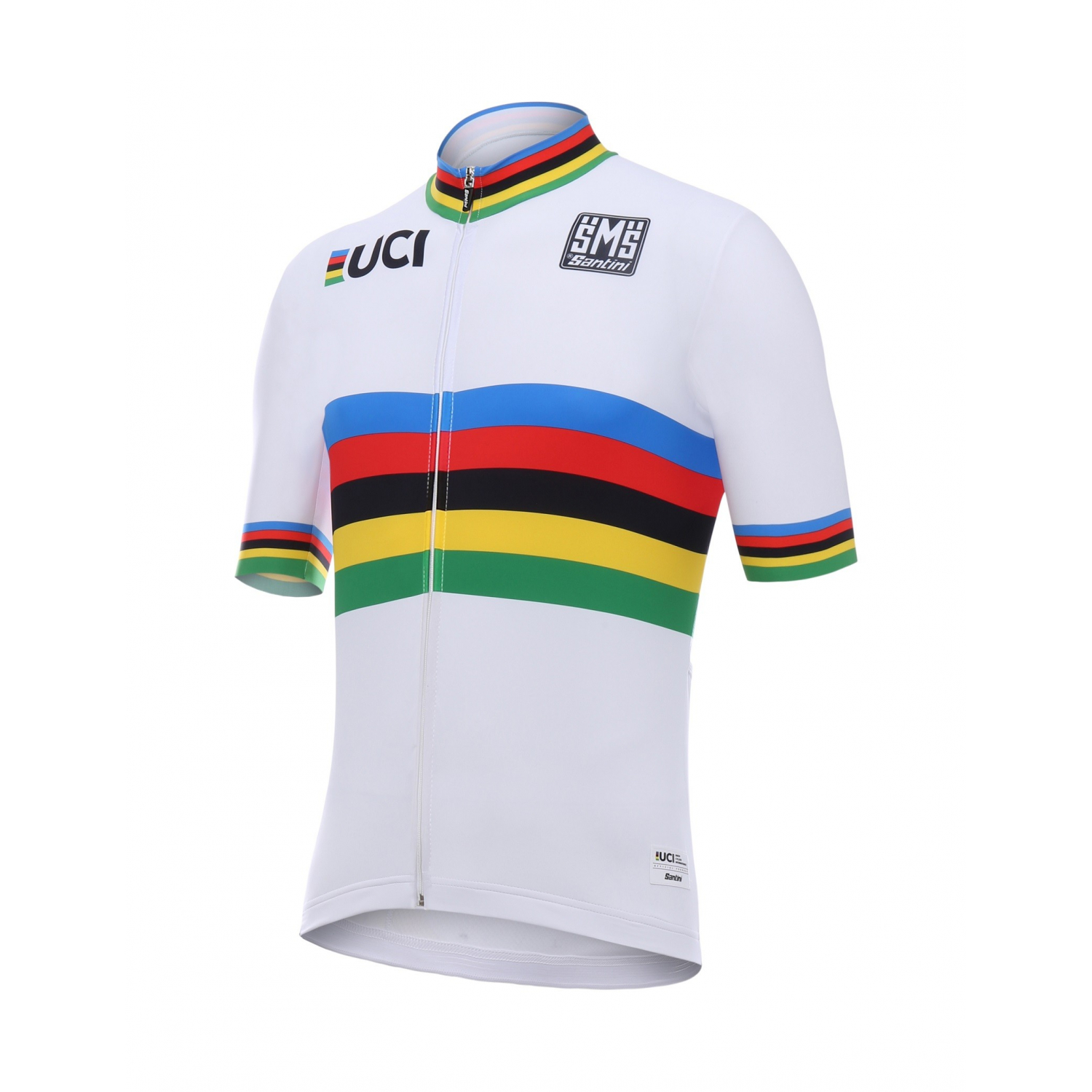 Maillot Cyclisme Santini UCI Champion du Monde Arc En Ciel