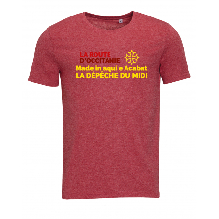 T-shirt La Route d'Occitanie La Dépêche du Midi " Made In Aqui " Homme