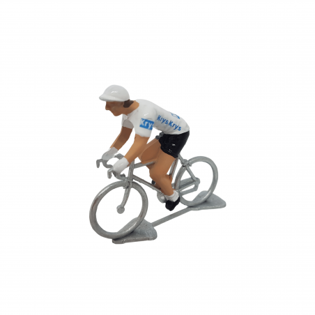 Figurine Cycliste Tour de France Maillot Blanc