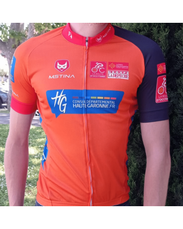 Maillot Cyclisme Mstina La Route d'Occitanie La Dépêche du Midi " Leader du Classement Général"