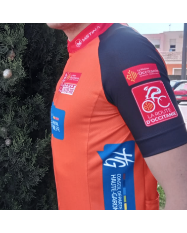 Maillot Cyclisme Mstina La Route d'Occitanie La Dépêche du Midi " Leader du Classement Général"