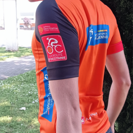 Maillot Cyclisme Mstina La Route d'Occitanie La Dépêche du Midi " Leader du Classement Général"