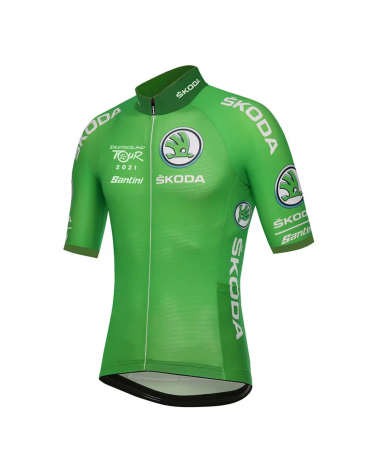 Jersey Full Zip Deutschland Tour Leader Green 2021