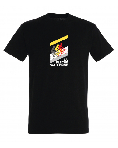 T-shirt Flèche Wallonne Mur Homme