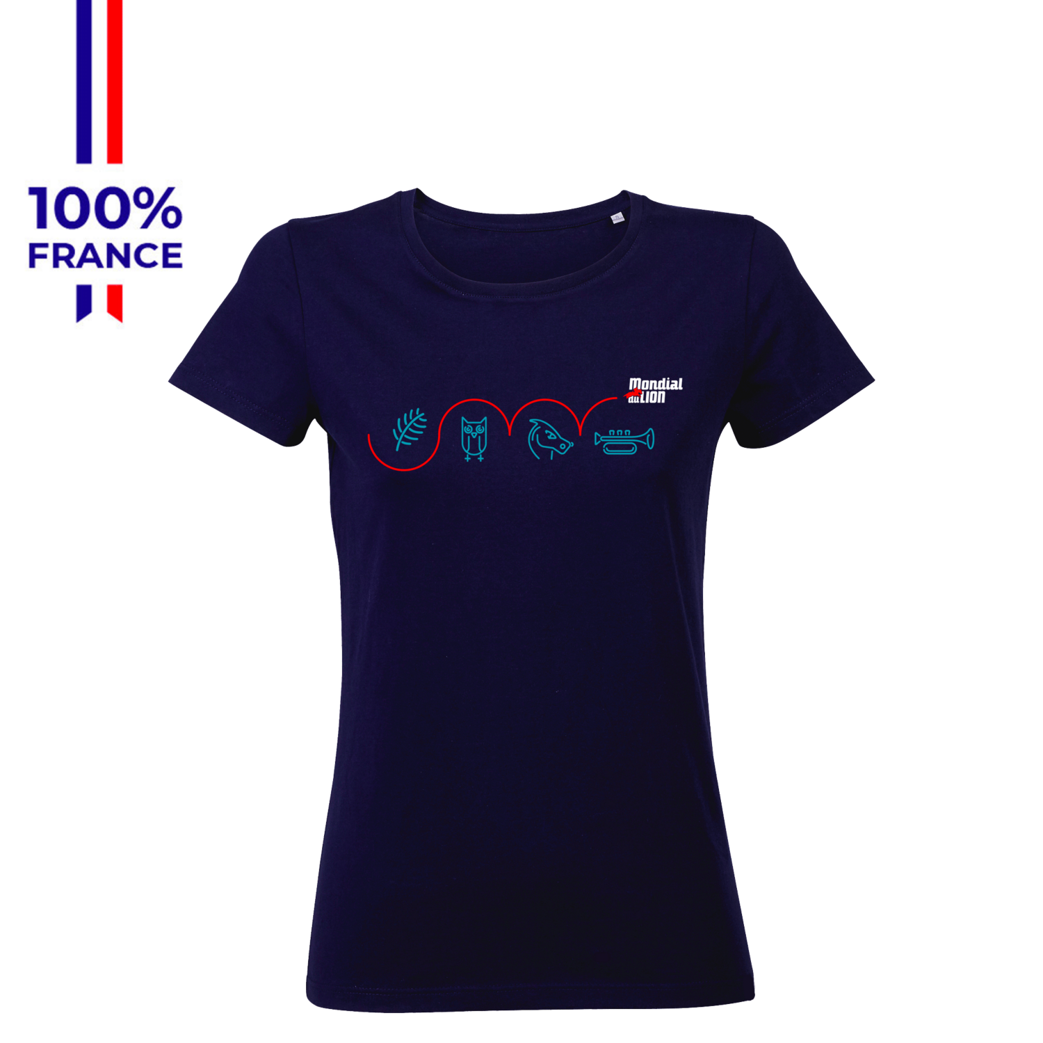 T-shirt Mondial du Lion " L'Obstacle " Femme