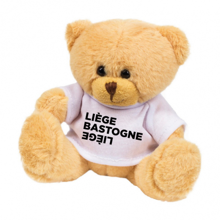 Peluche Liège Bastogne Liège Ourson Logo