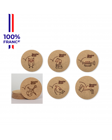 Sous-Verre Mondial du Lion "Le Bock" Pack x 6