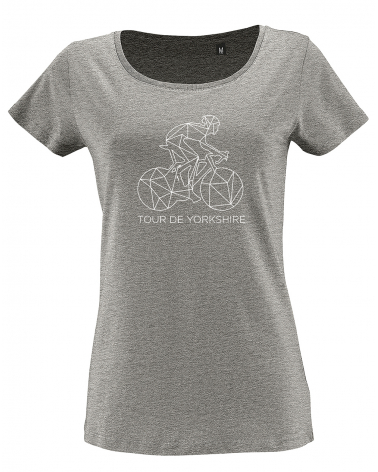T-shirt Tour de Yorkshire Décalqué Femme