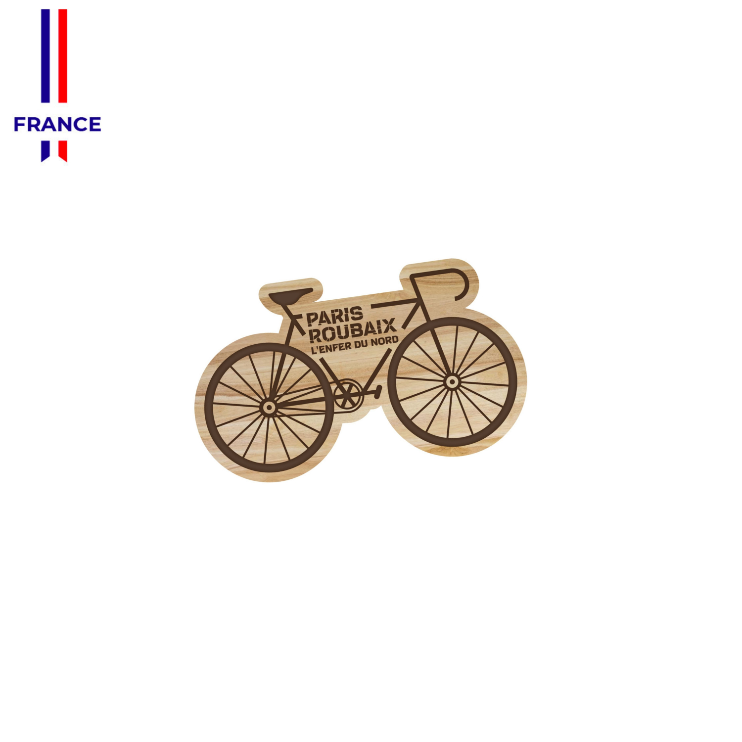 Magnet Paris Roubaix "Maillot"  Bois