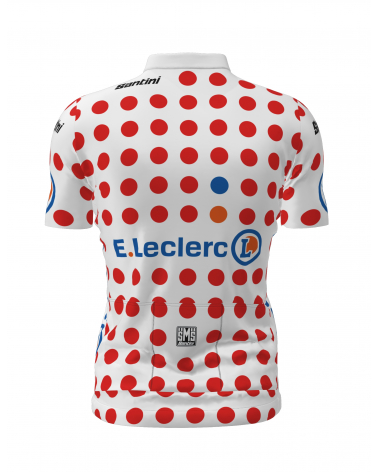 Maillot Cyclisme de leader Meilleur Grimpeur Tour de France Pois Homme