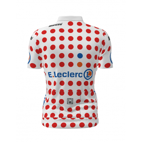 Maillot Cyclisme de leader Meilleur Grimpeur Tour de France Pois Homme