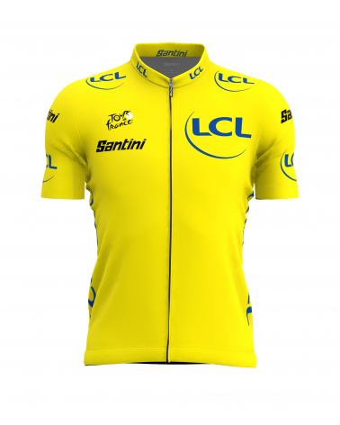 Maillot Cyclisme de leader du Tour de France Jaune Homme