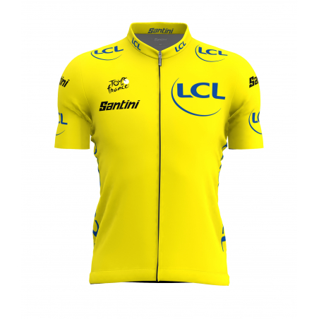 Maillot Cyclisme de leader du Tour de France Jaune Homme