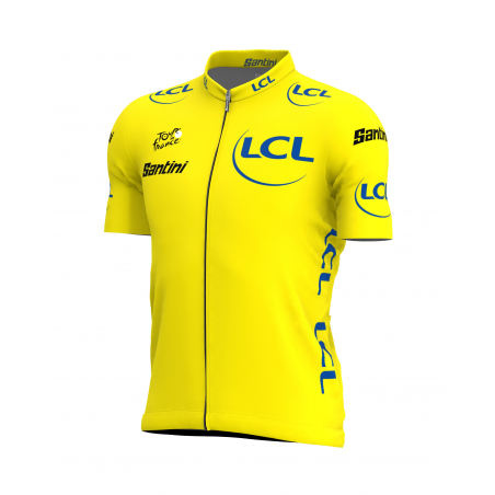 Maillot Cyclisme de leader du Tour de France Jaune Homme