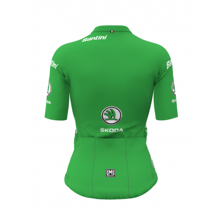 Maillot Cyclisme de meilleur sprinteuse du Tour de France Vert Femme Zwift