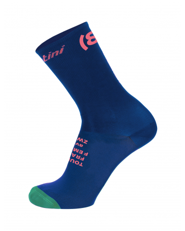Kit chaussettes cyclistes profil moyen 'Planche des belles filles - Tour de France Femme avec Zwift Officielle