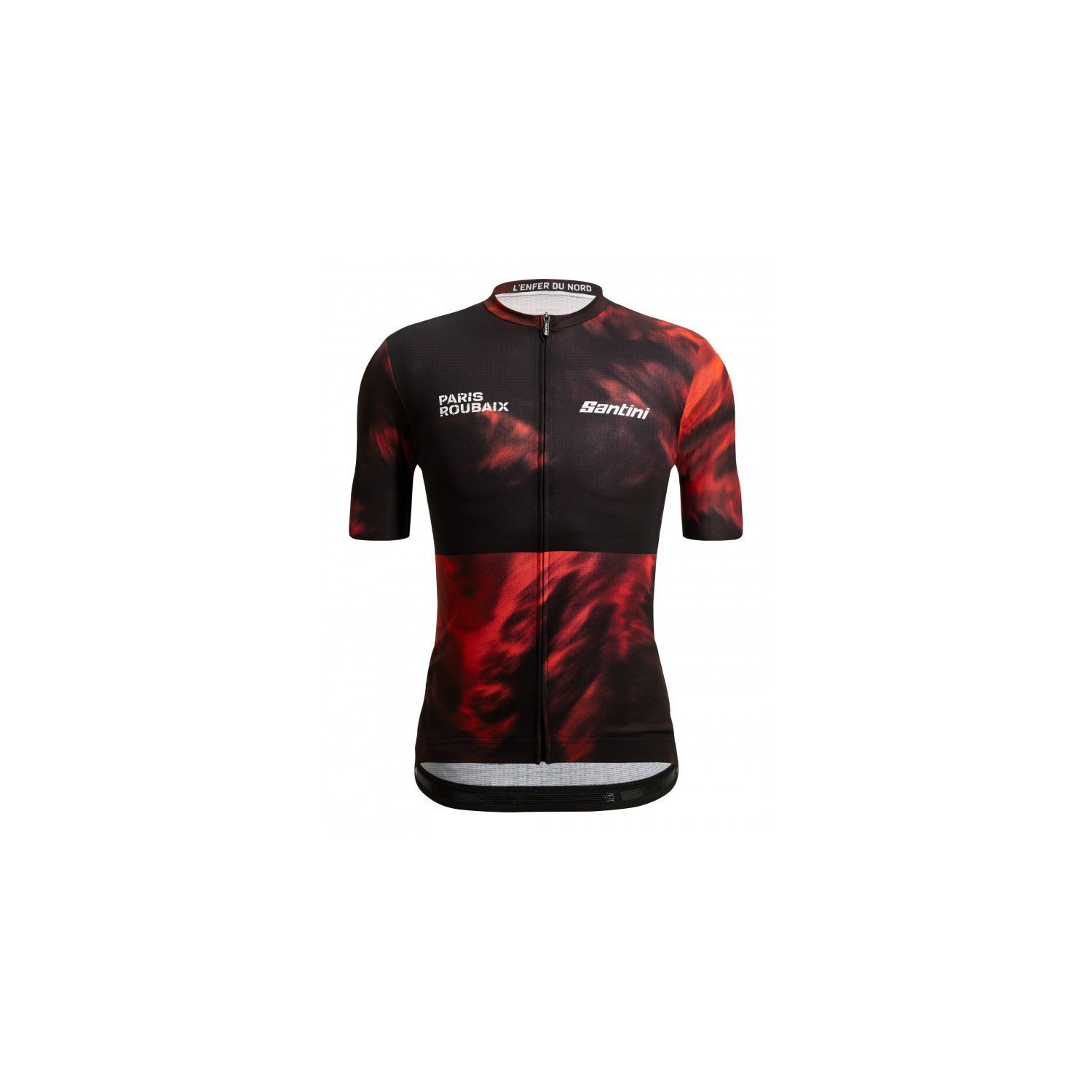 Santini Paris Roubaix Enfer du Nord Men s Cycling Jersey Black