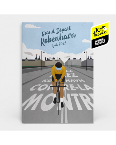 Poster Tour de France " Affiche Grand Départ Coepnhague 2022"