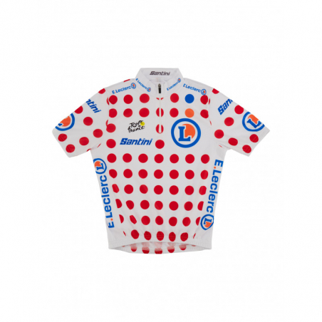 Maillot Cyclisme de leader  Meilleur Grimpeur du Tour de France Pois Enfant