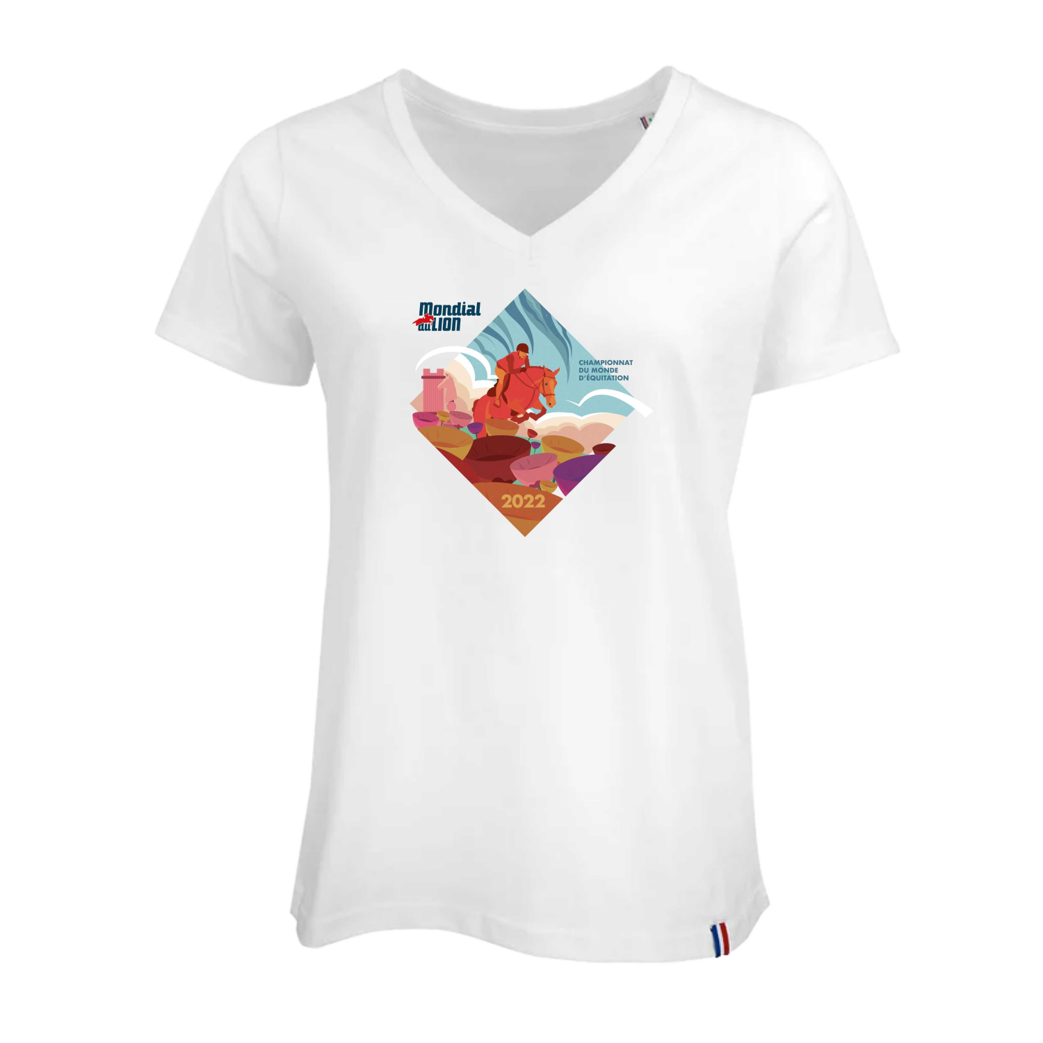 T-shirt Mondial du Lion L'AFFICHE Femme