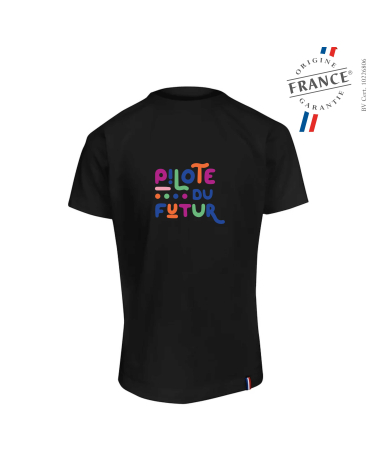 T-shirt Mondial de l'Auto FUTUR Enfant NOIR