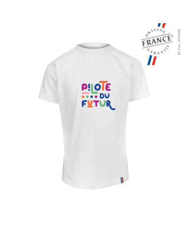 T-shirt Mondial de l'Auto FUTUR Enfant BLANC