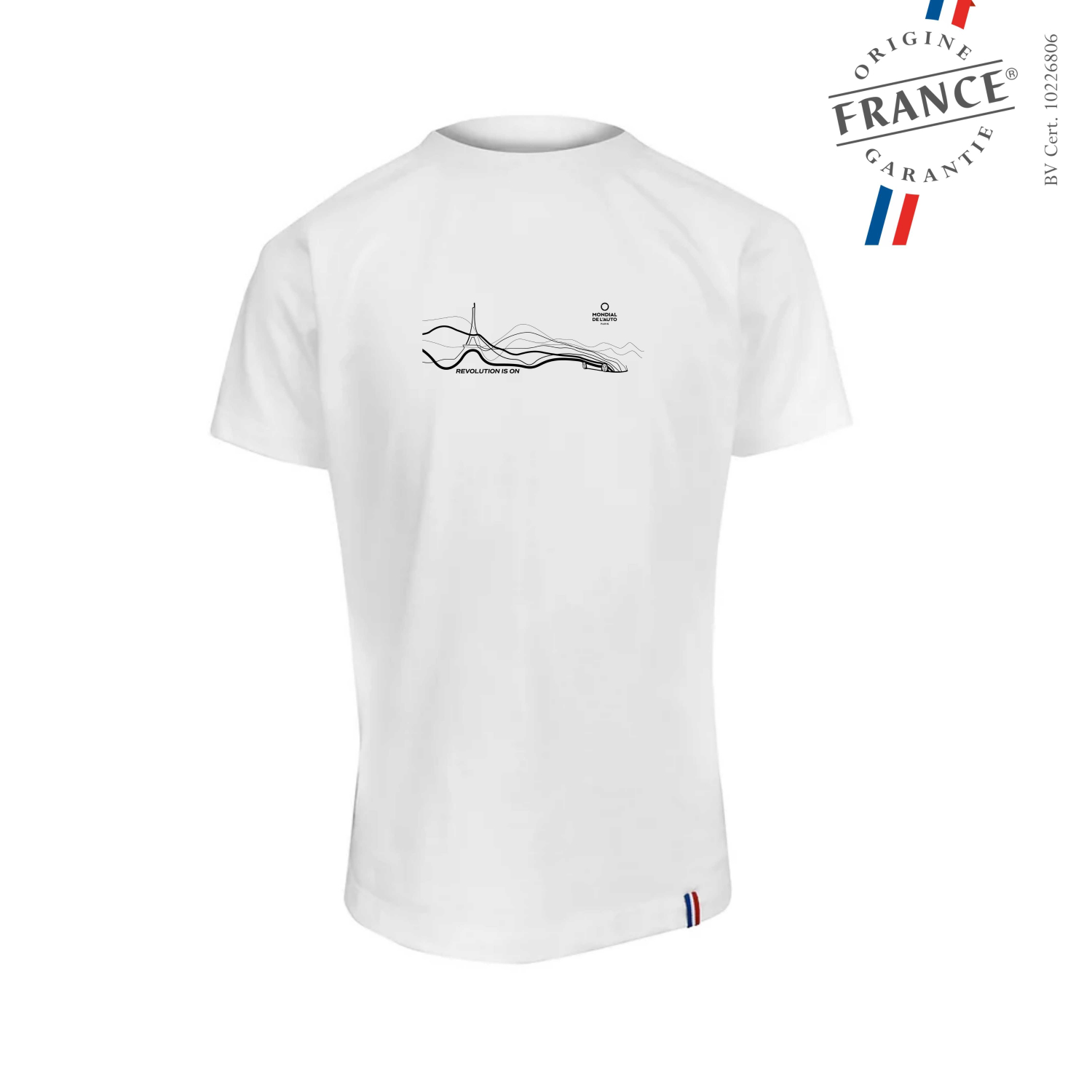 T-shirt Mondial de l'Auto NEXT GEN Enfant-Ado BLANC