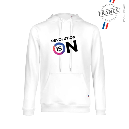 Hoodies Mondial de l'Auto IS ON Mixte BLANC