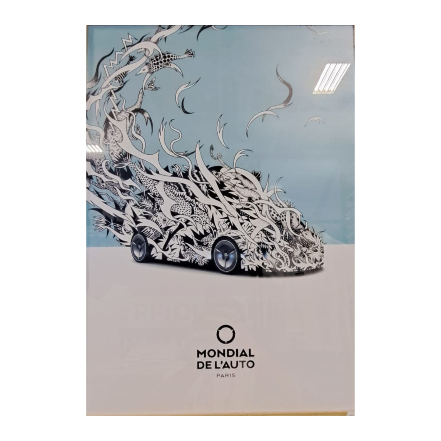 Affiche Mondial de l'auto " Escapades 2022 "