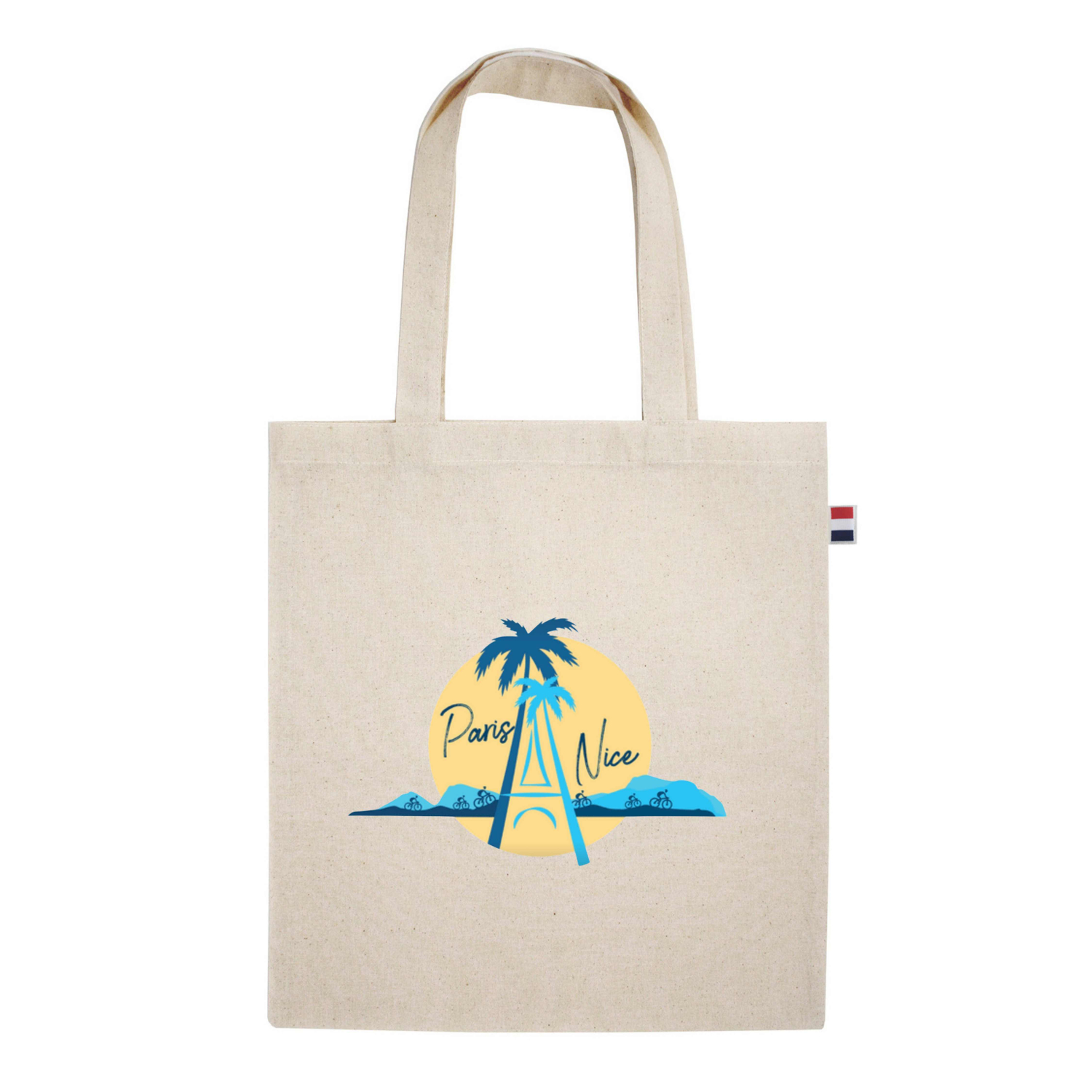 Tote Bag Paris Nice Vers Le Sud Beige Naturel