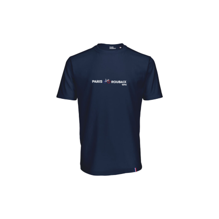 T-shirt Paris Roubaix " 1896" Homme Bleu Marine