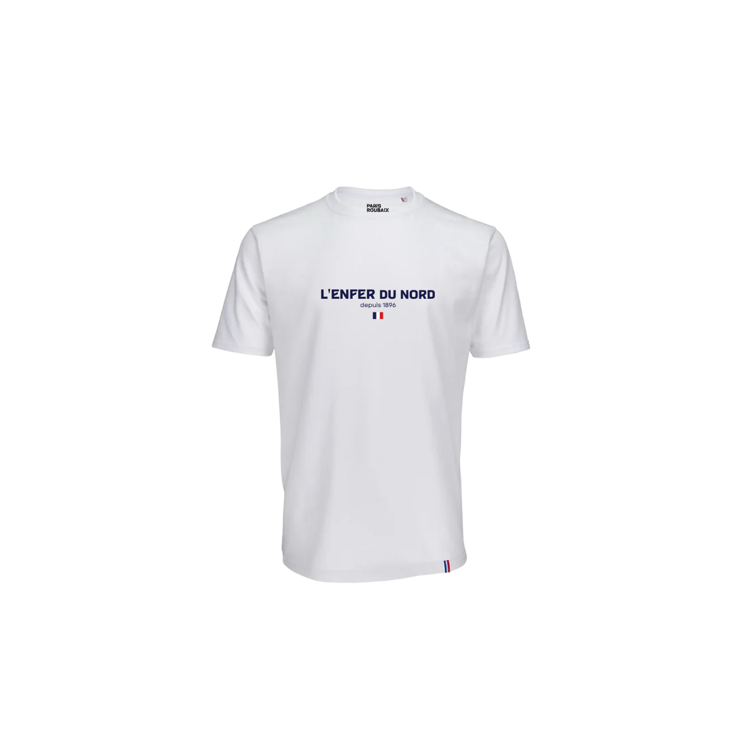 T-shirt Paris Roubaix "France" Mixte Bleu Marine