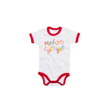 Body Paris Roubaix MINI CYCLISTE Enfant Rouge