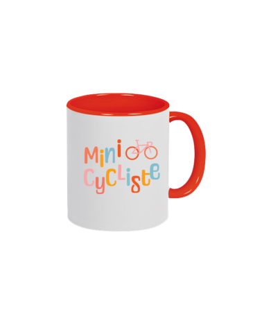 Mug Paris Roubaix "Mini Cycliste" Rouge