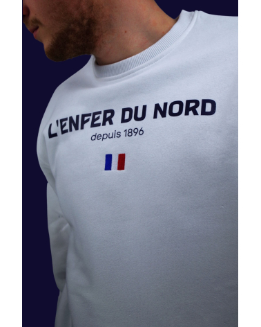 Sweat Col Rond Paris Roubaix "France"