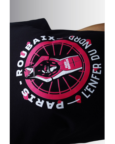 T-shirt Paris Roubaix "Le Trophée" Noir