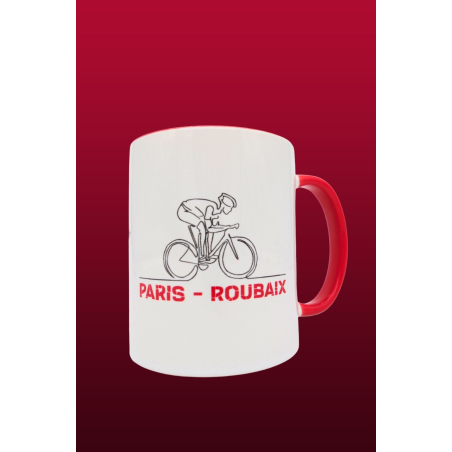 Mug Paris-Roubaix "Parcours 2023" Rouge