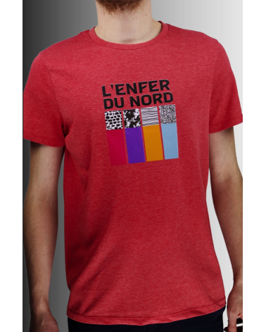 Paris Roubaix " Enfer" Red Man T-shirt