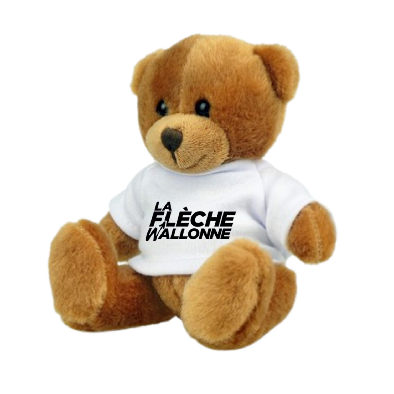 Peluche Flèche Wallonne Ourson Logo Brun