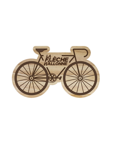 Magnet Flèche Wallonne Vélo Bois