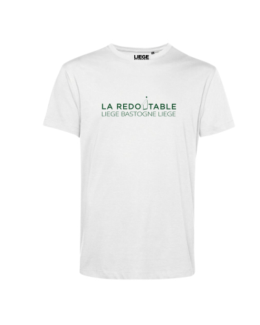 T-shirt Liège Bastogne Liège "Redoutable" Mixte Blanc