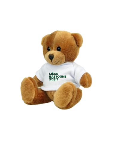 Peluche Liège Bastogne Liège "LBL" Brun