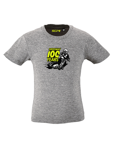 T-shirt Speedway 101 MOTORS Enfant Gris Chiné
