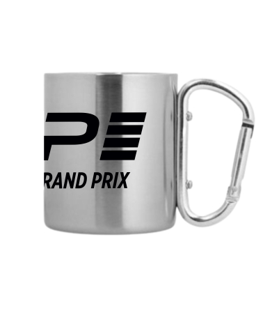 Mug Mousqueton Speedway LOGO Inox Gris