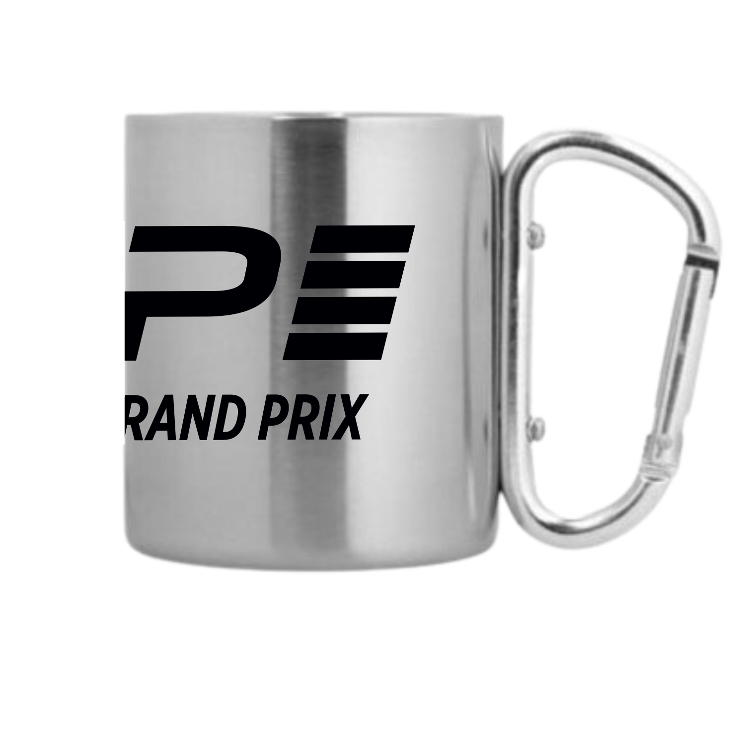 Mug Mousqueton Speedway LOGO Inox Gris