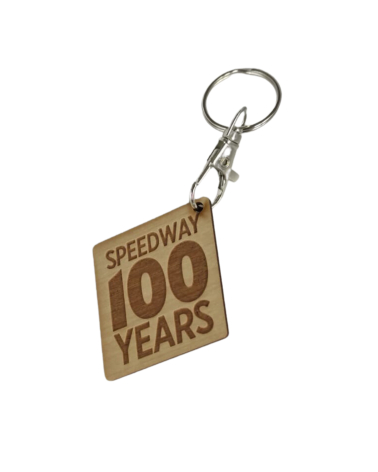 Porte-clés Bois Speedway 100 YEARS